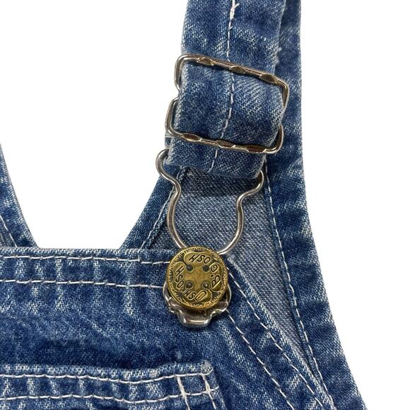 VTG OshKosh B'Gosh Vestbak Denim Overalls Baby Size 12 Months USA Farm Play Cute - Picture 4 of 14